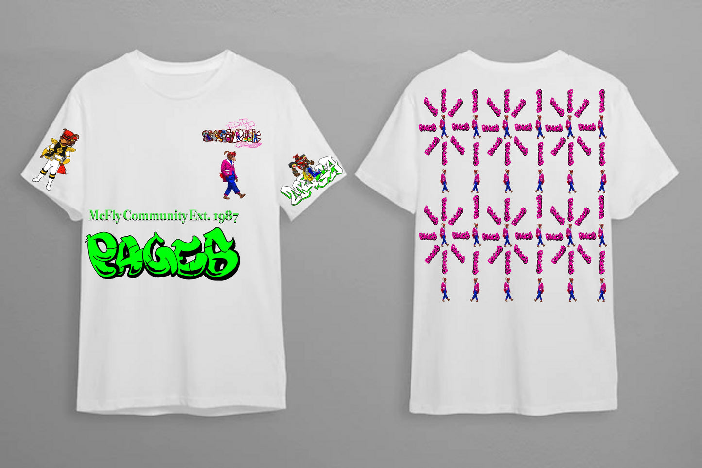 The Mighty Graffitix Tier 2 White T-Shirt