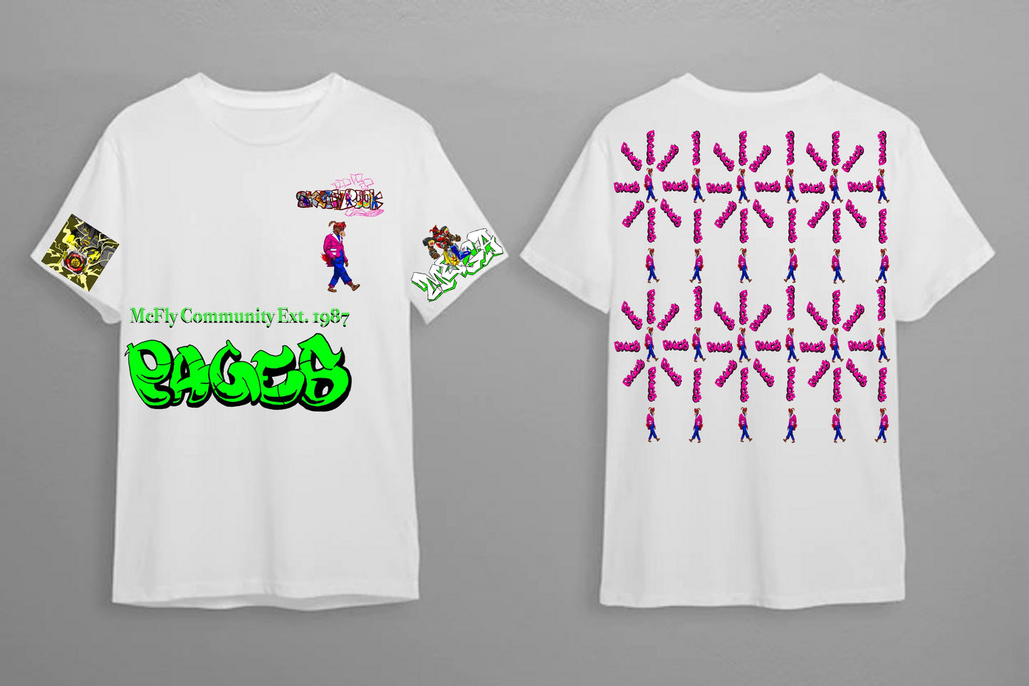 The Mighty Graffitix Tier 2 White T-Shirt