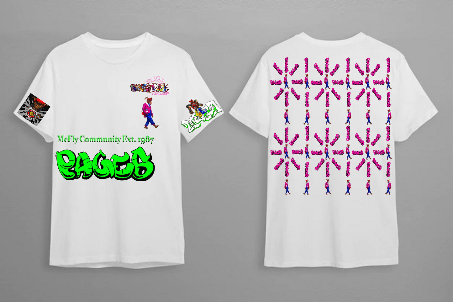 The Mighty Graffitix Tier 2 White T-Shirt