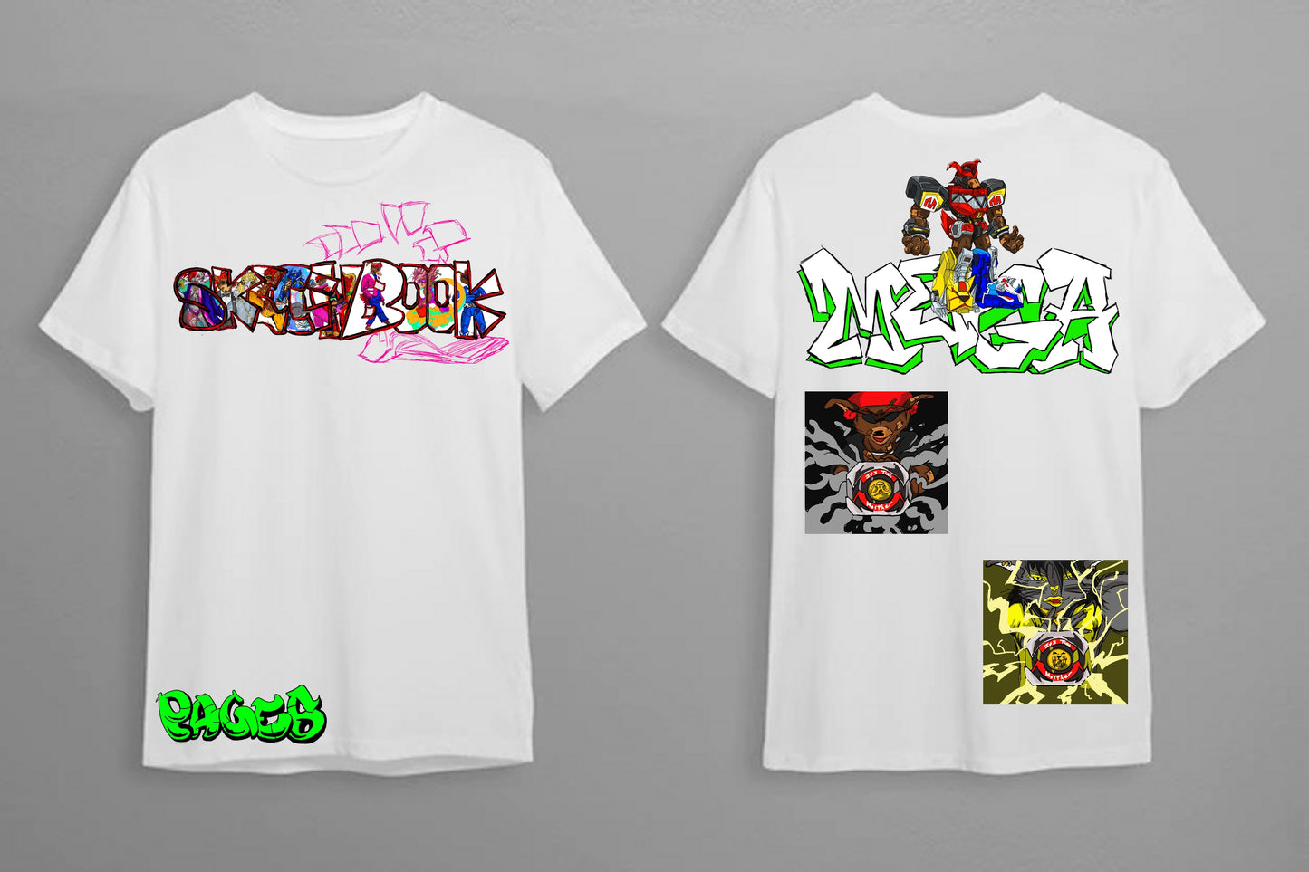 Mighty Graffitix Tier 1 White T-Shirt