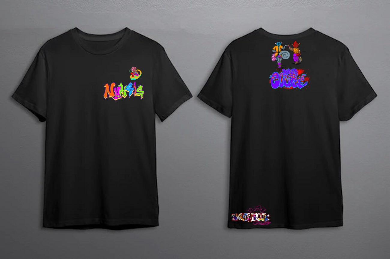 Minimalist Power Couple Black T-Shirt