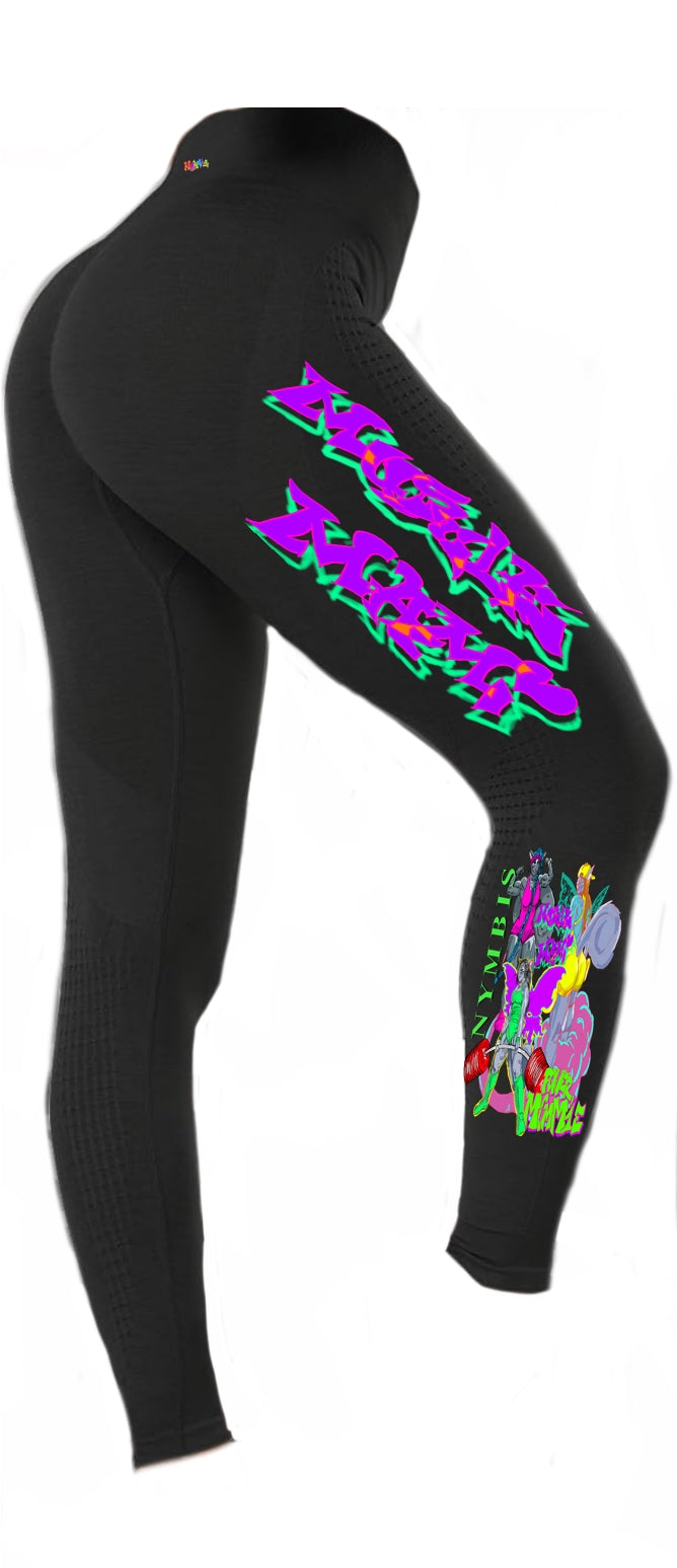 Muscle Mami Graffitix High Waisted Lift Leggings