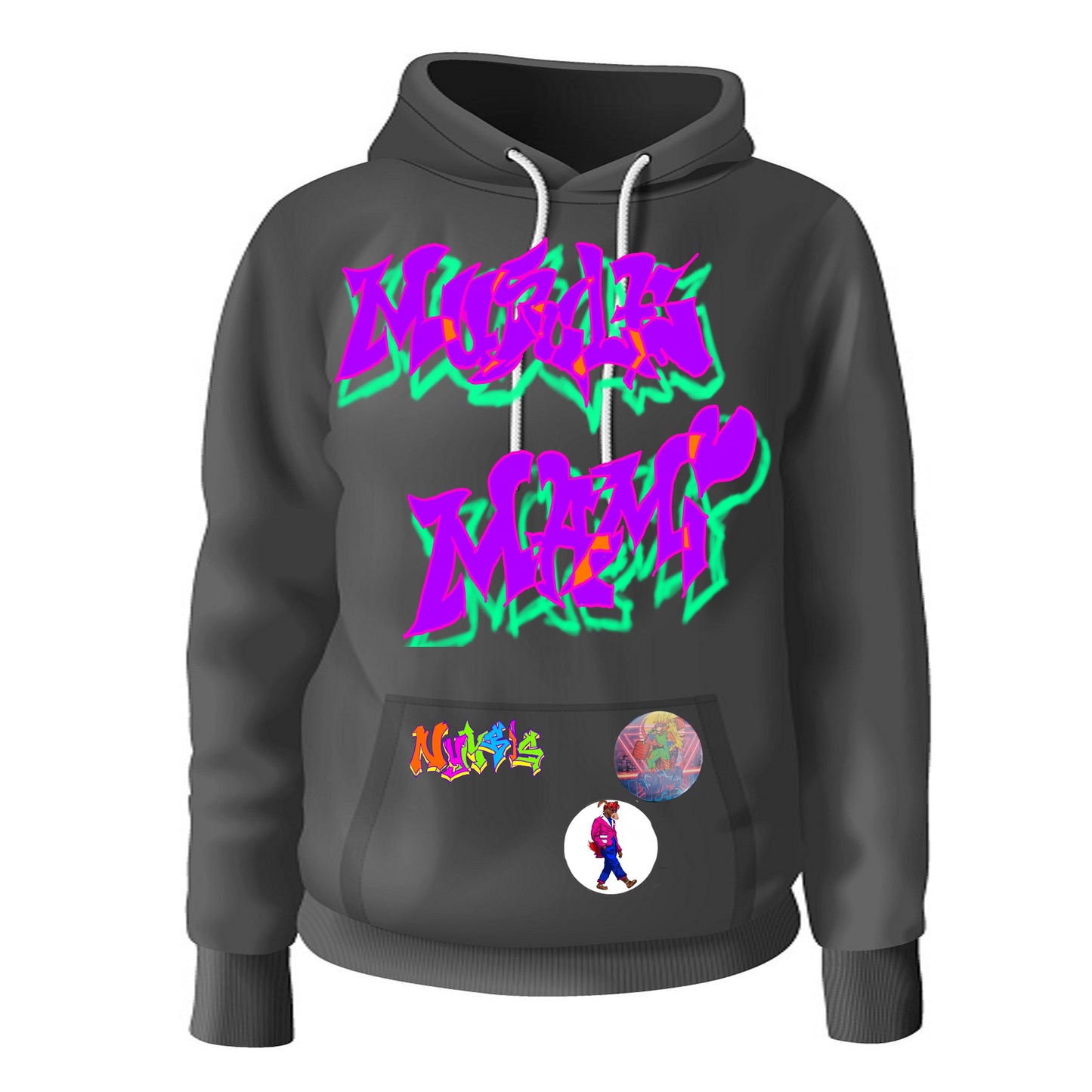 Muscle Mami Max Graffitix Hoodie
