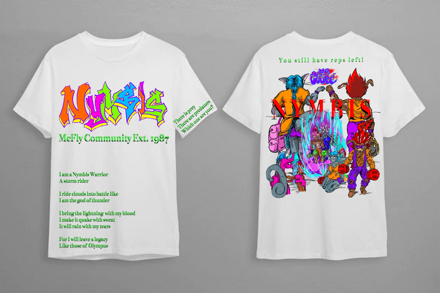 All In Power Couple Max 2 White T-Shirt