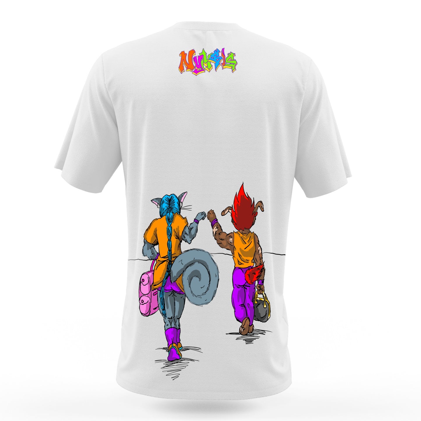 Power Couple Graffitix White T-Shirt