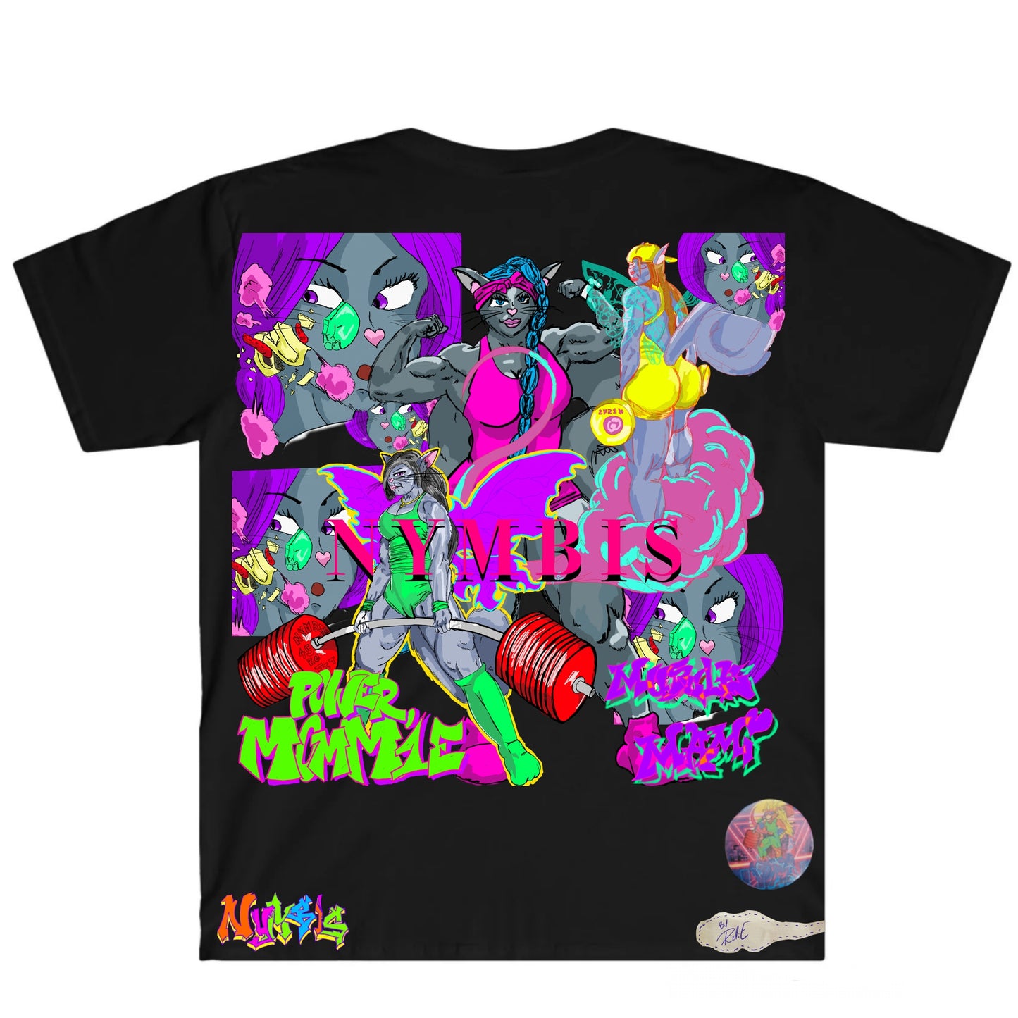 Power Mommie Max Graffitix T-Shirt