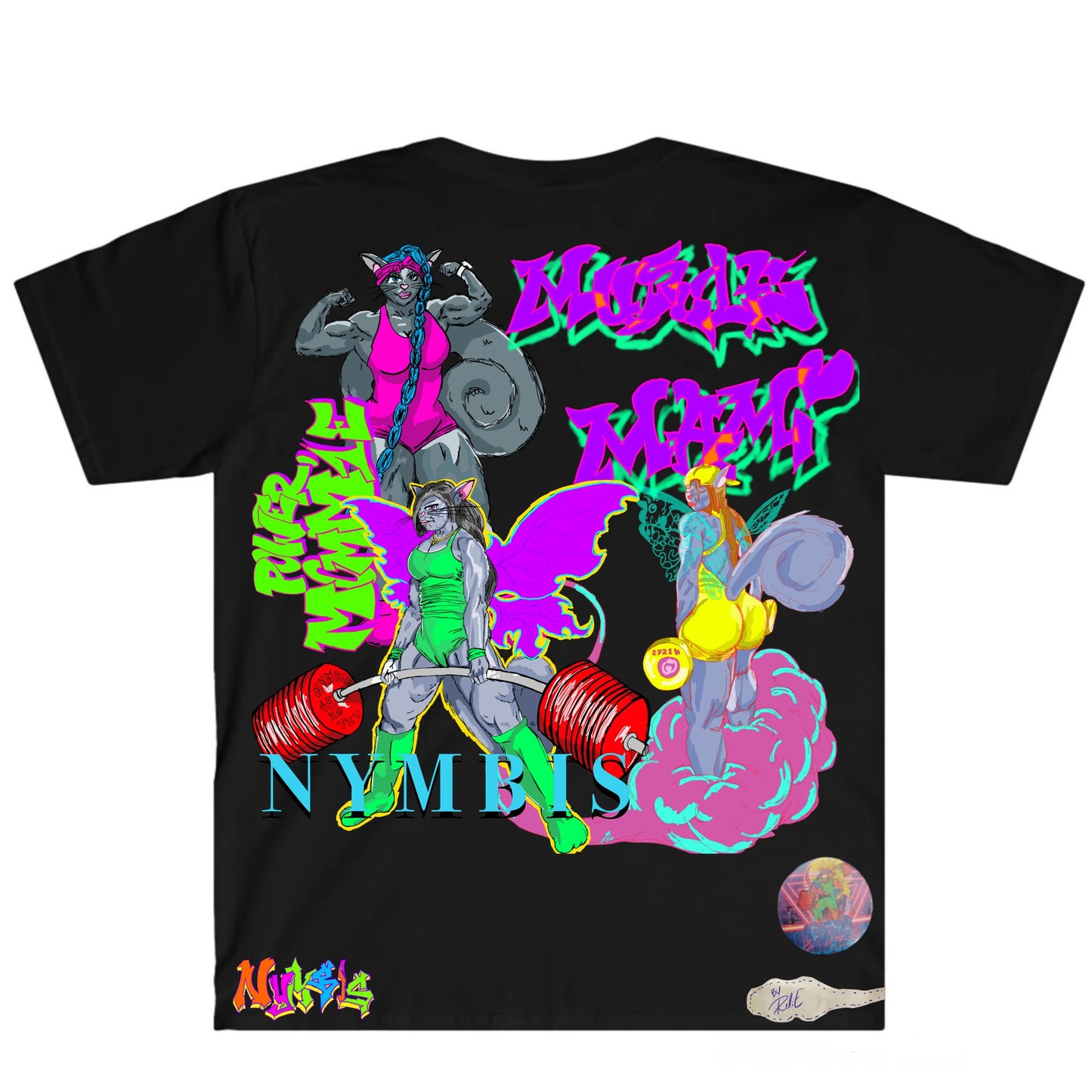 Power Mommie Max Graffitix T-Shirt