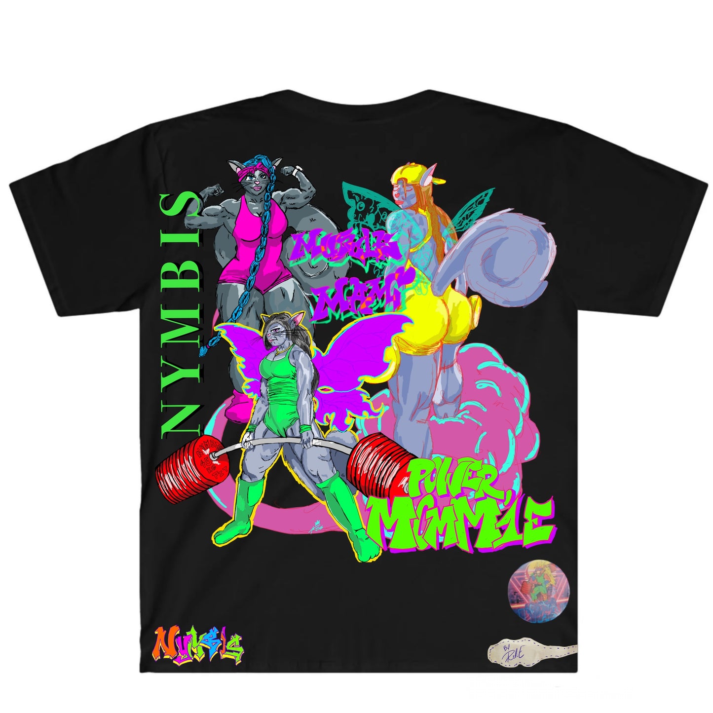 Power Mommie Max Graffitix T-Shirt