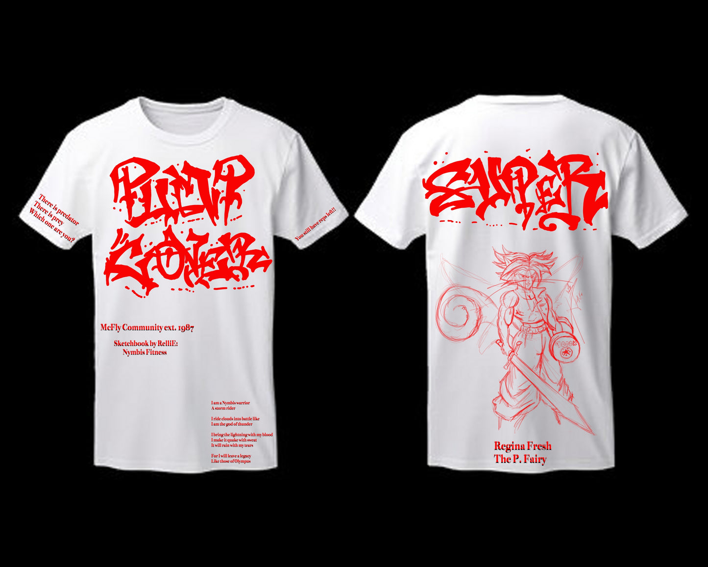 Pump Cover Regina Super White T-Shirt