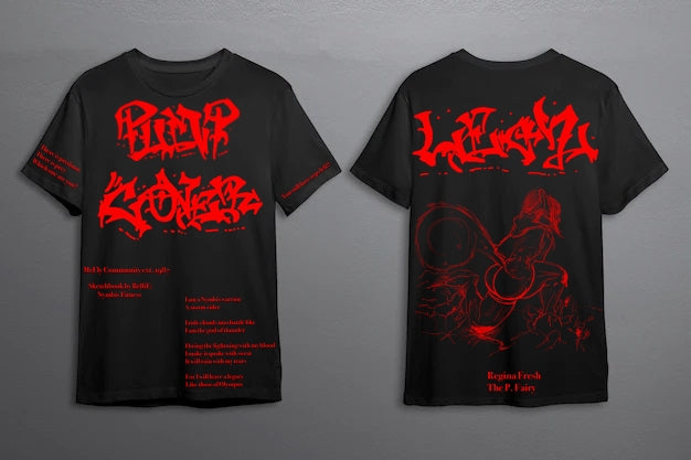 Pump Cover Regina Legz Black T-Shirt