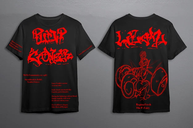 Pump Cover Regina Legz Black T-Shirt