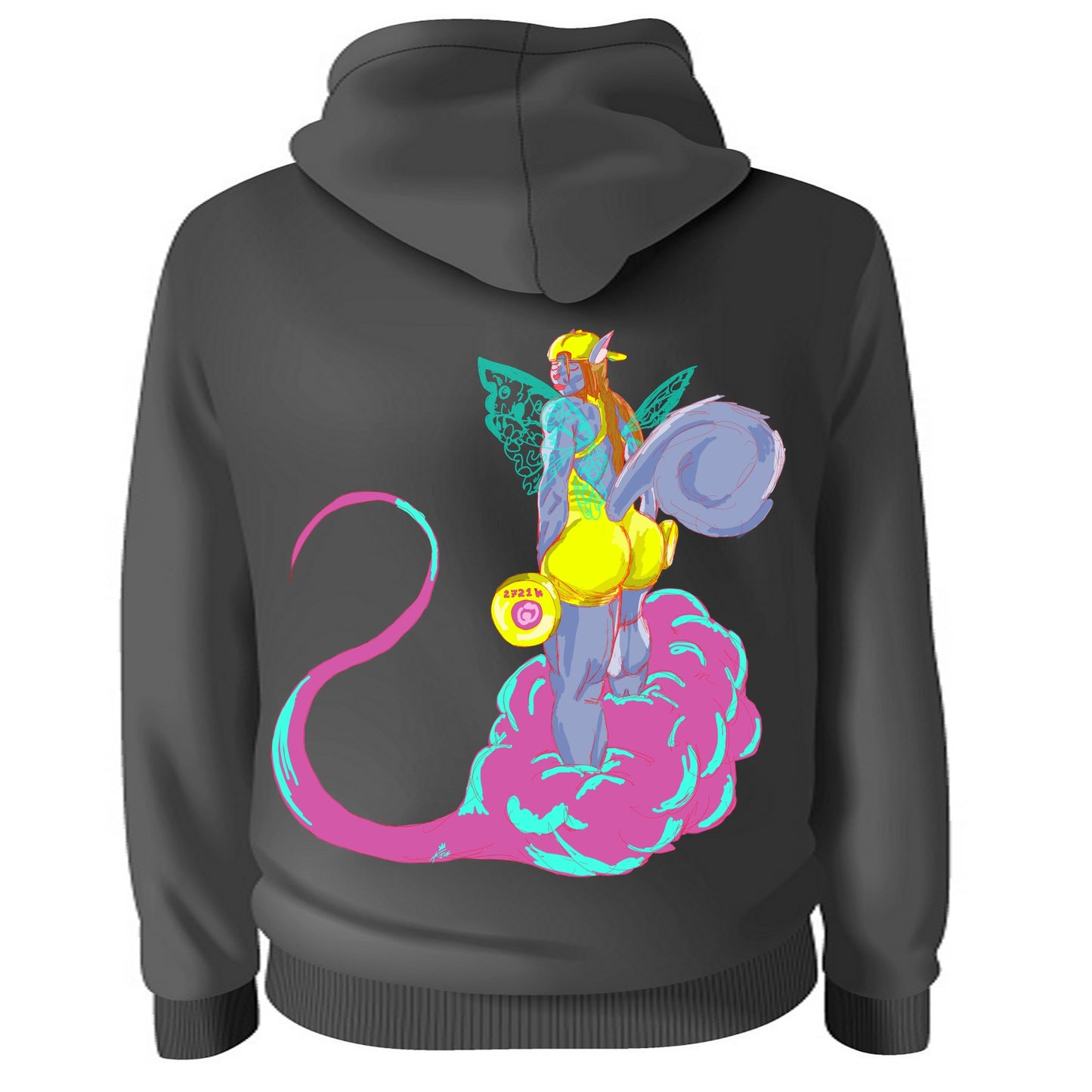 Muscle Mami Graffitix Hoodie 2