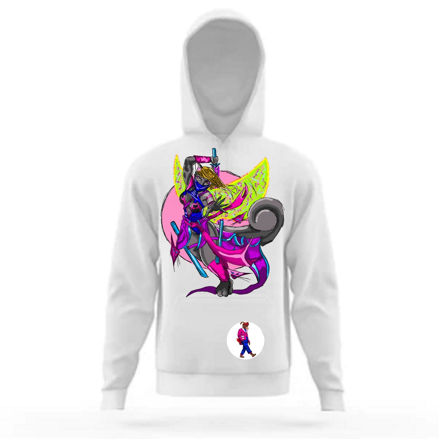 P.Fairy Power Sketchbook: White Hoodies