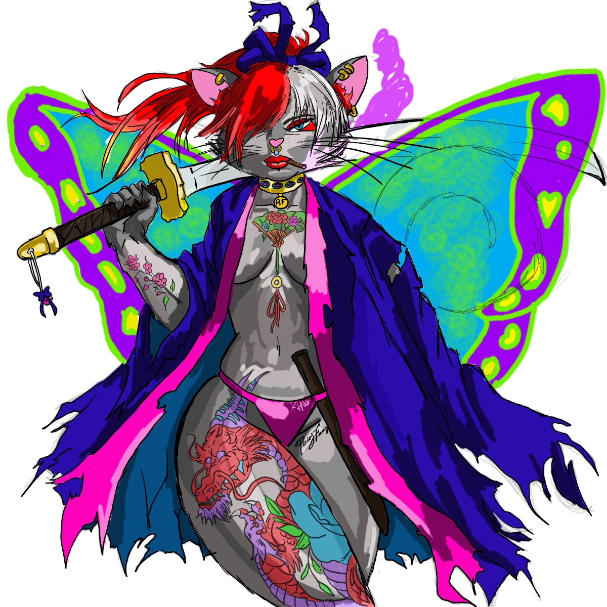 Regina Shinobi Graffitix Designer Hoodie