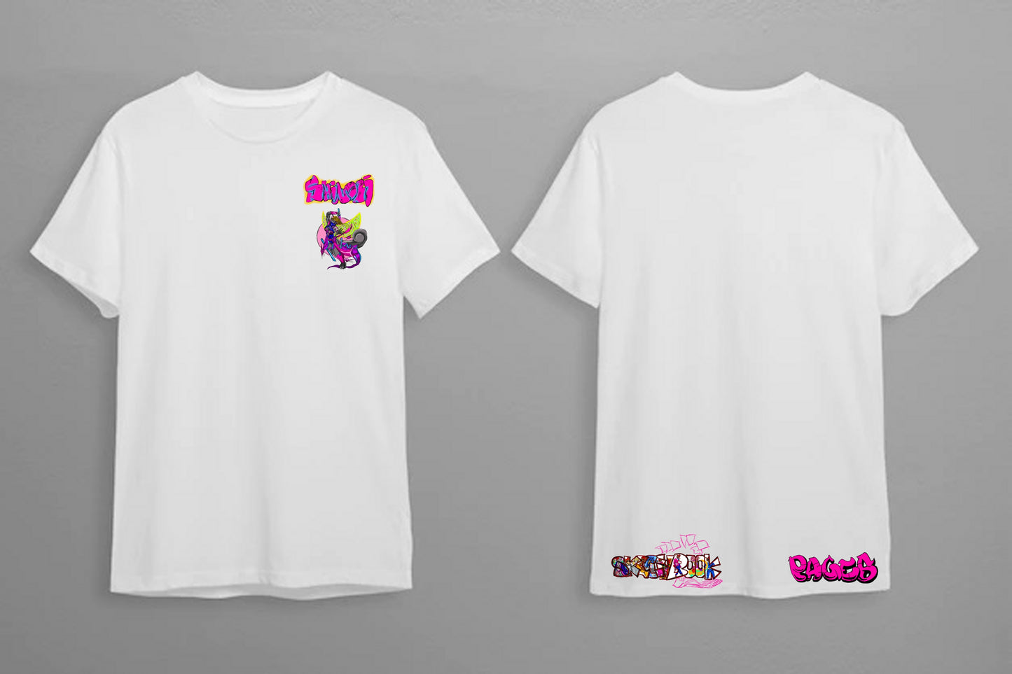 Regina Shinobi Minimalist White T-Shirt