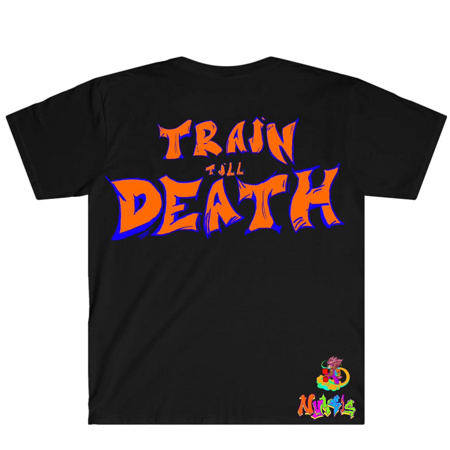 Train Till Death Graffitix Black T-Shirt