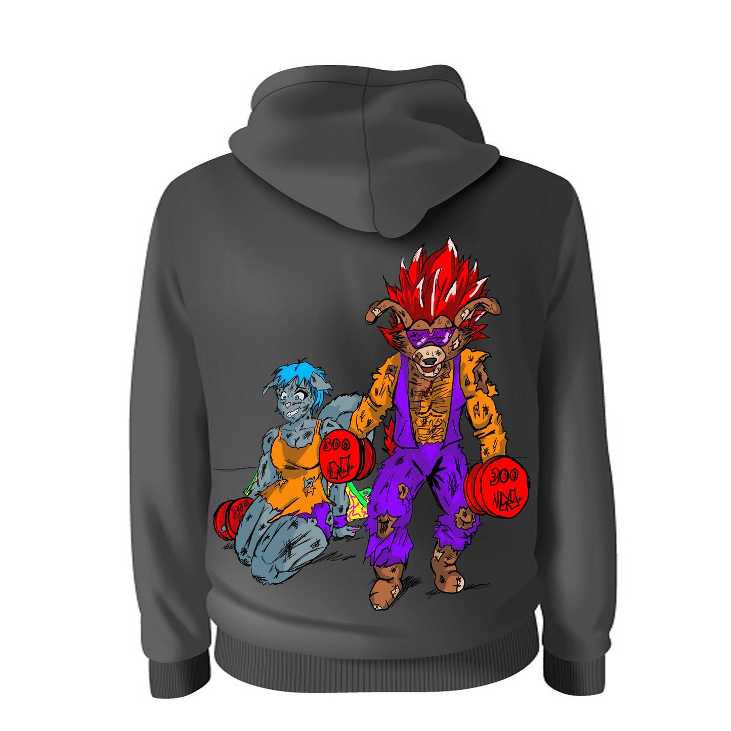 Train Till Death Graffitix Hoodie