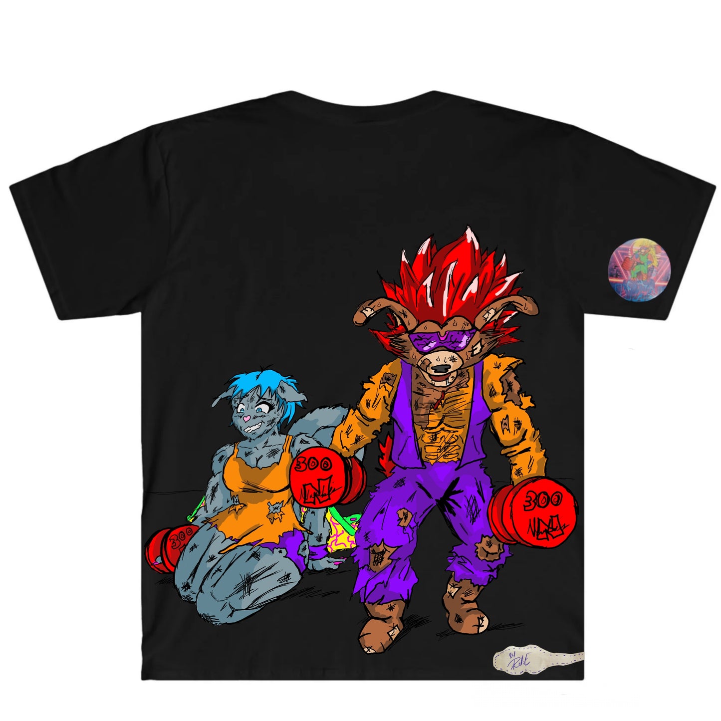 Train Till Death Graffitix Black T-Shirt