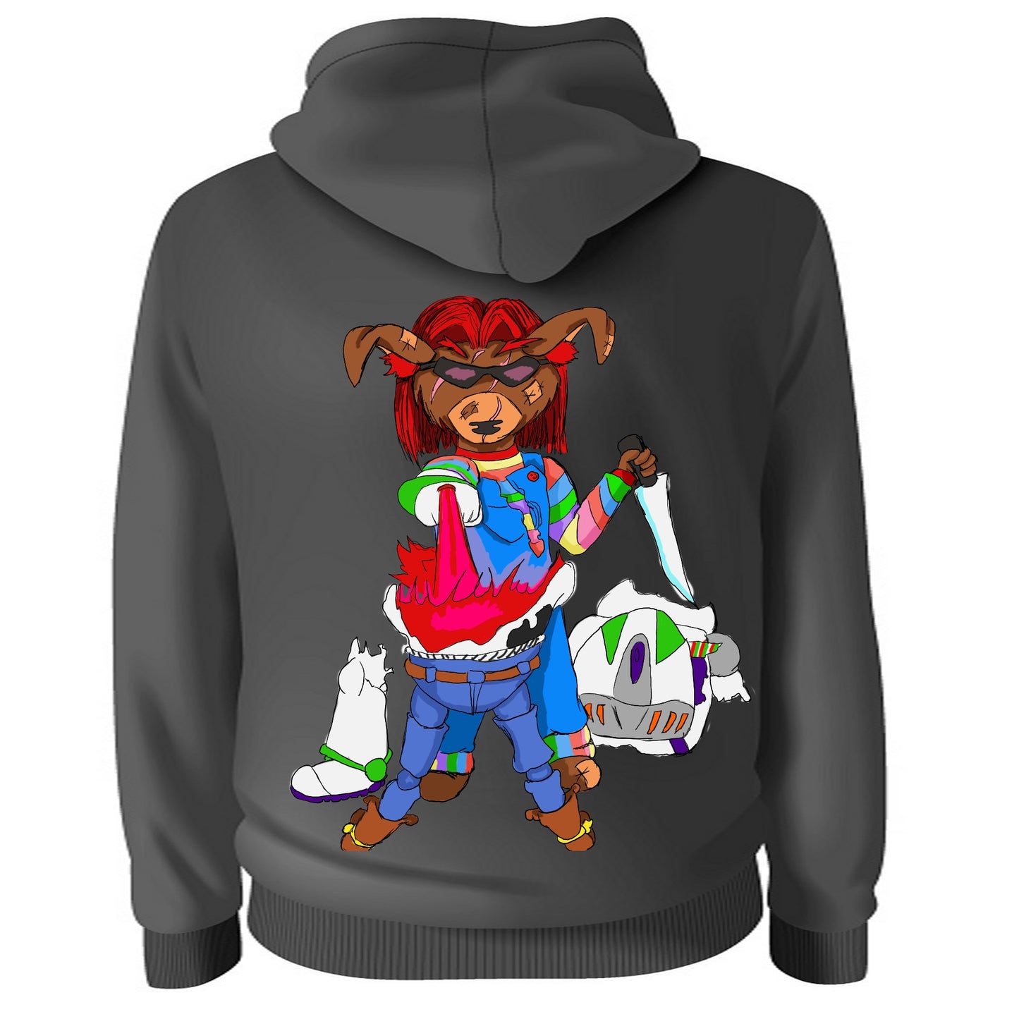 Toy's Play Sketchbook: Pages Black Hoodie
