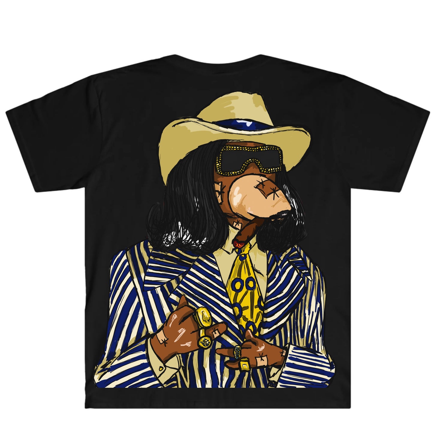 Gin & Juice Sketchbook: Pages Basic T-Shirt
