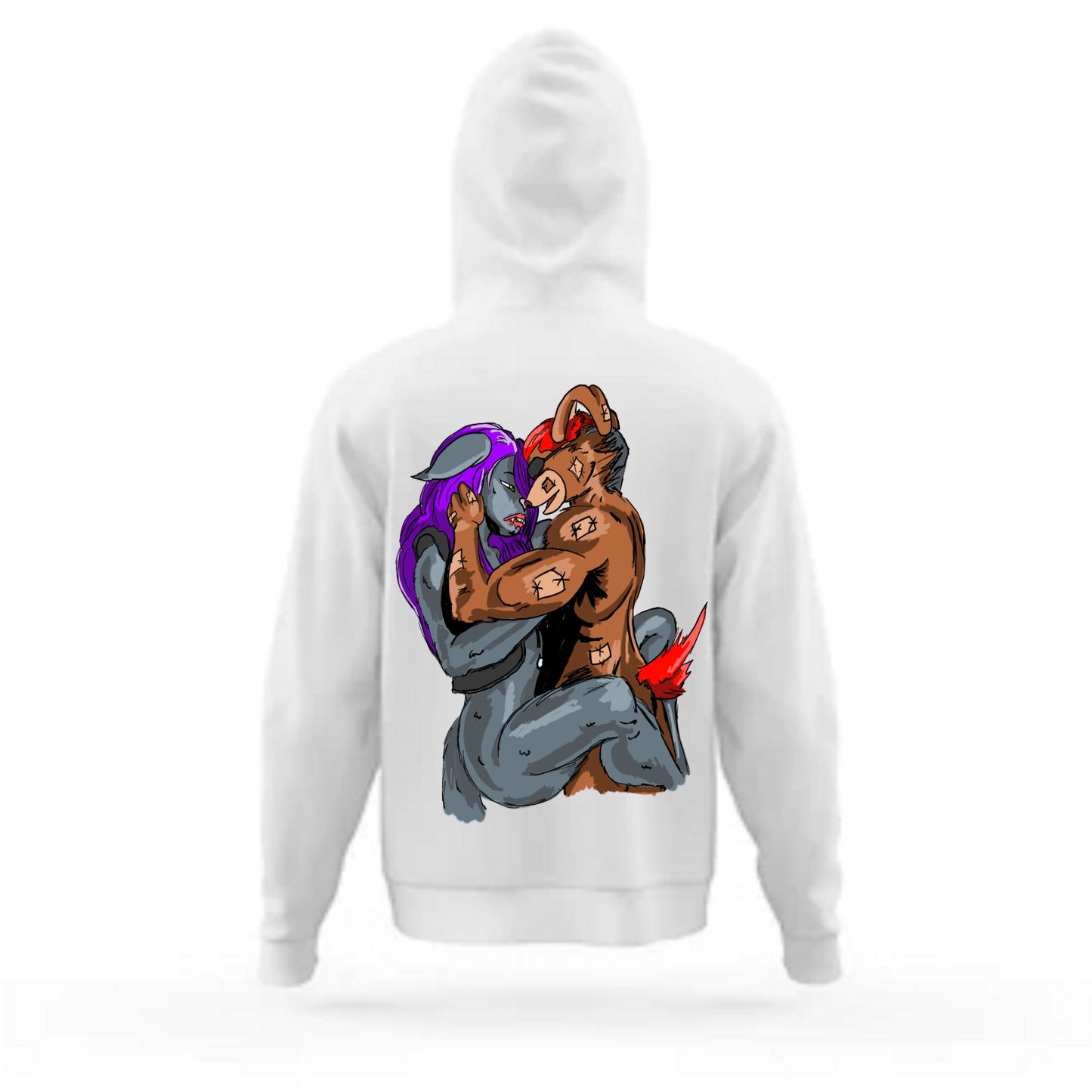 Love Language Sketchbook: Pages White Hoodie