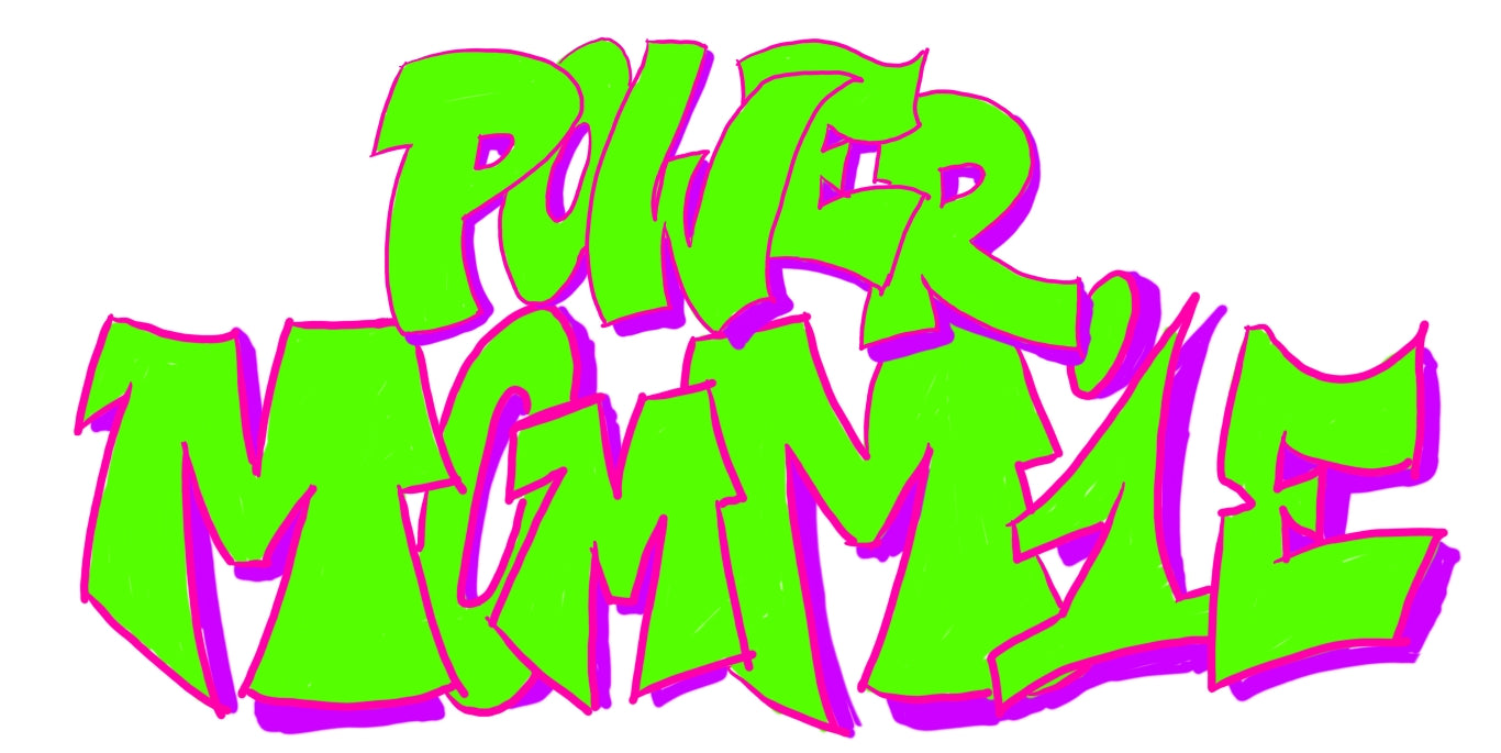 Power Mommie Graffitix Black Sweatpants