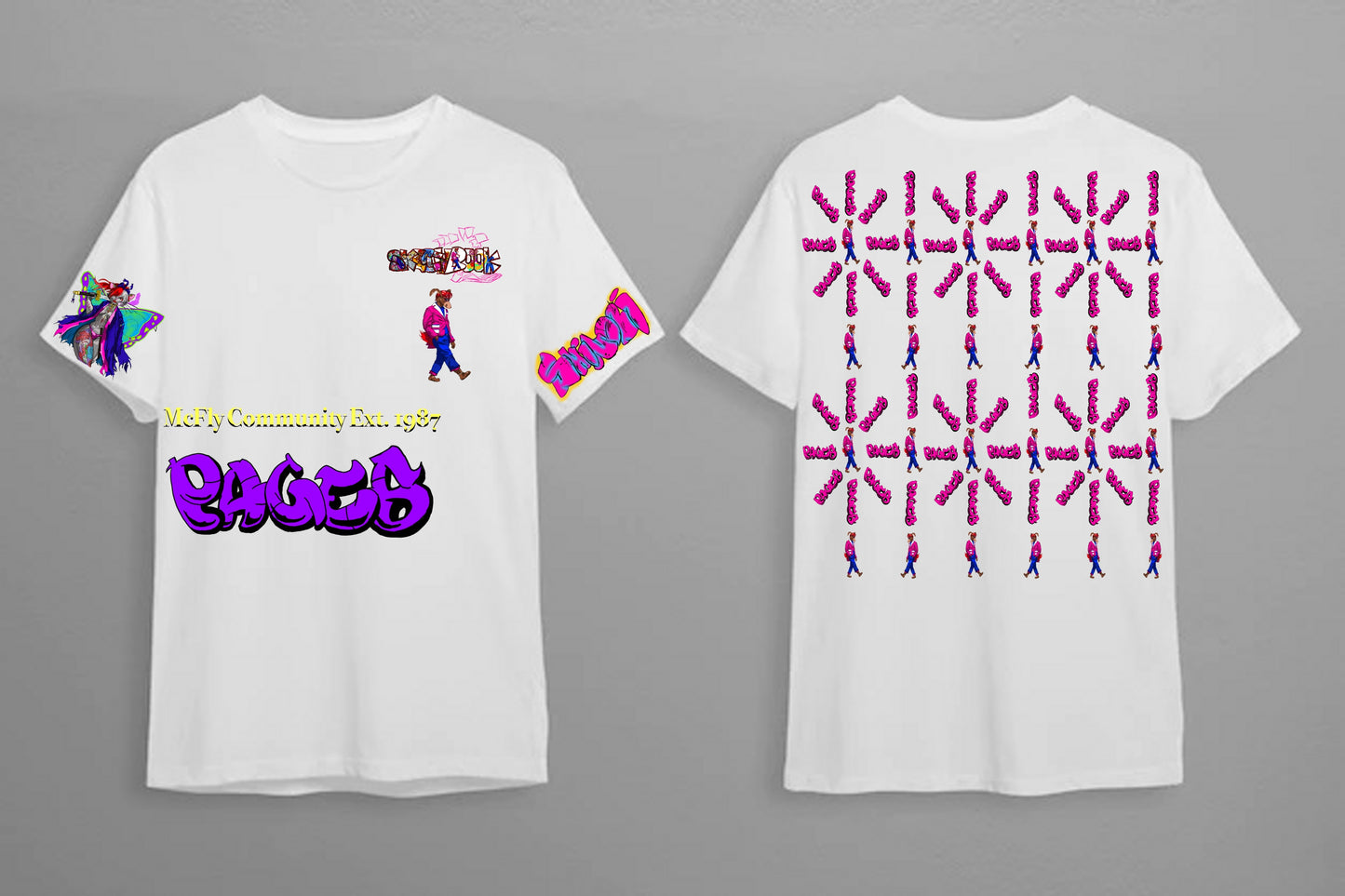 Regina Shinobi Graffitix Tier 2 White T-Shirt