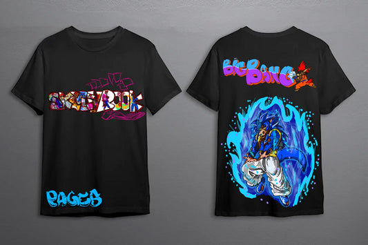 Big Bang Graffitix Tier 1 Black T-Shirt