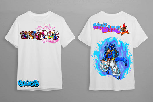 Big Bang Graffitix Tier 1 White T-Shirt
