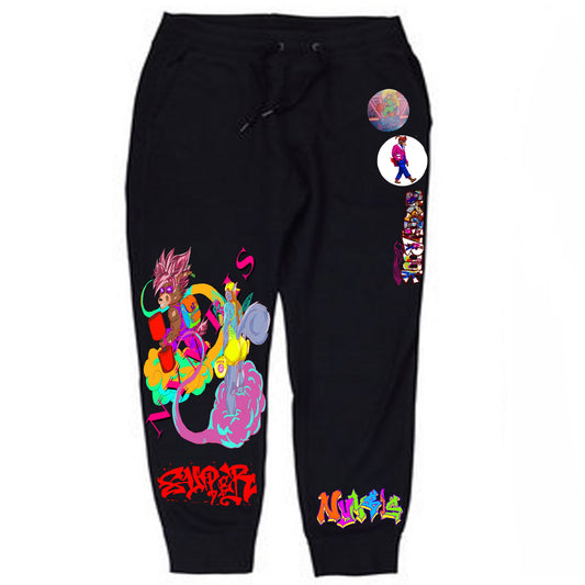 Patches & Regina Flyer Graffitix Black Sweats