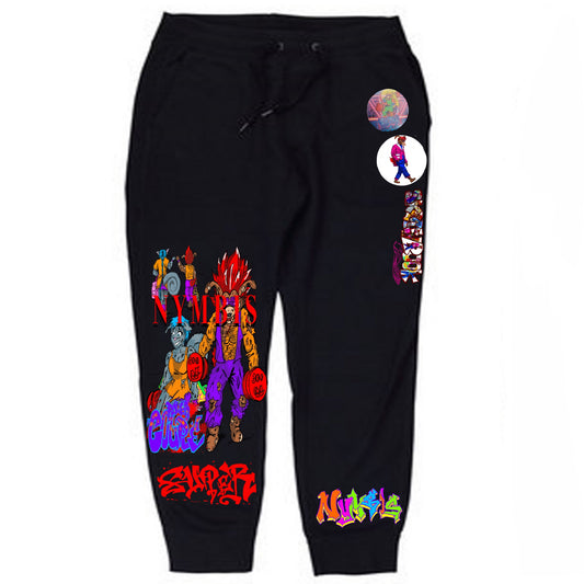 Power Couple Max Graffitix Black Sweats
