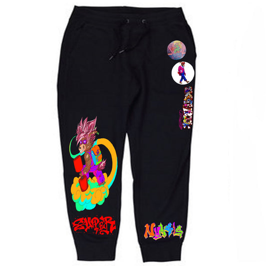 Patches Flyer Graffitix Black Sweats