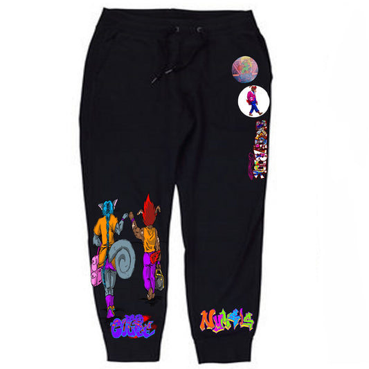Power Couple Graffitix Black Sweat