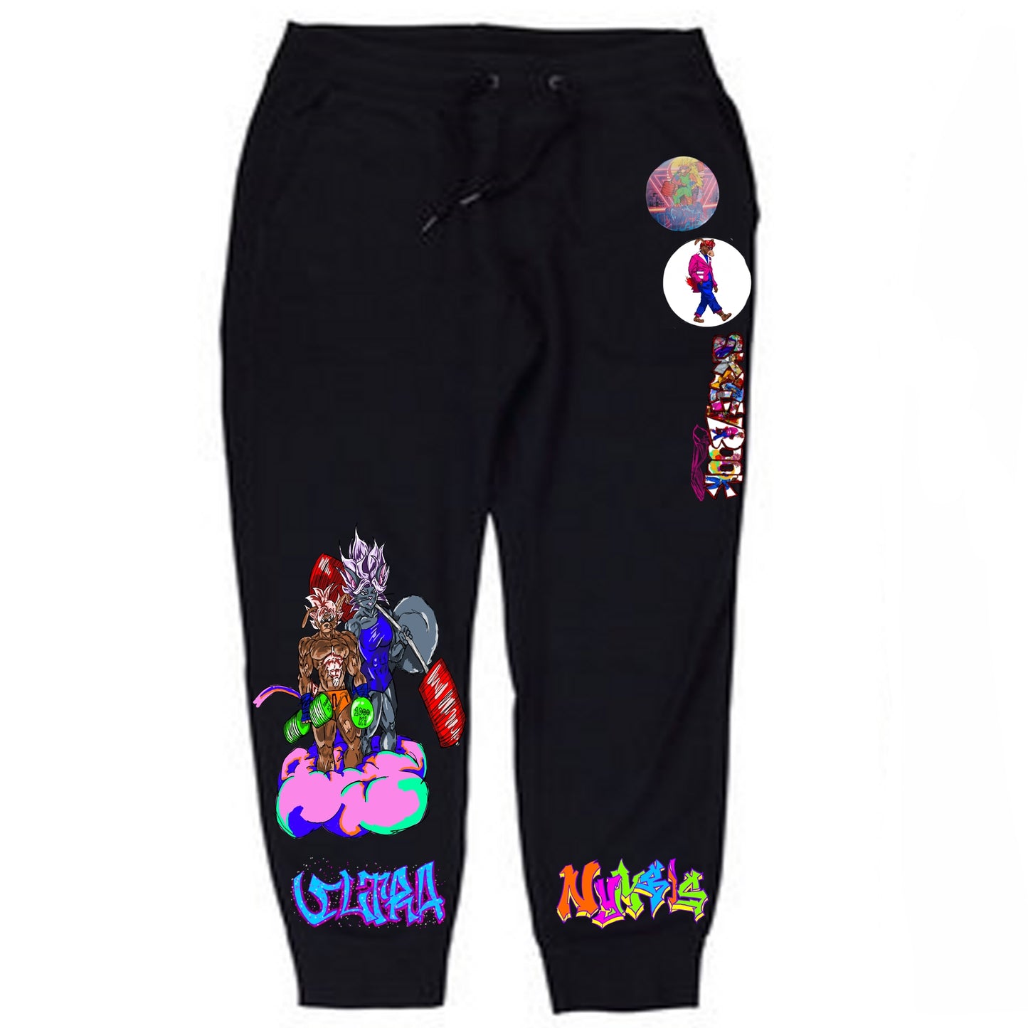 Beyond Ultra Grafftix Black Sweats