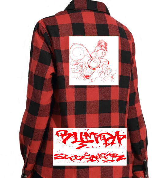 Bumpa Sticker Graffitix Lightweight Flannel