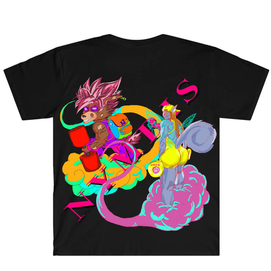 Patches & Regina Flyer Nymbis Black T-Shirt