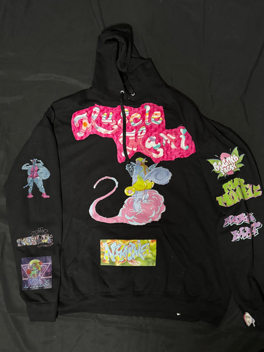 Muscle Mami Graffitix Designer hoodie