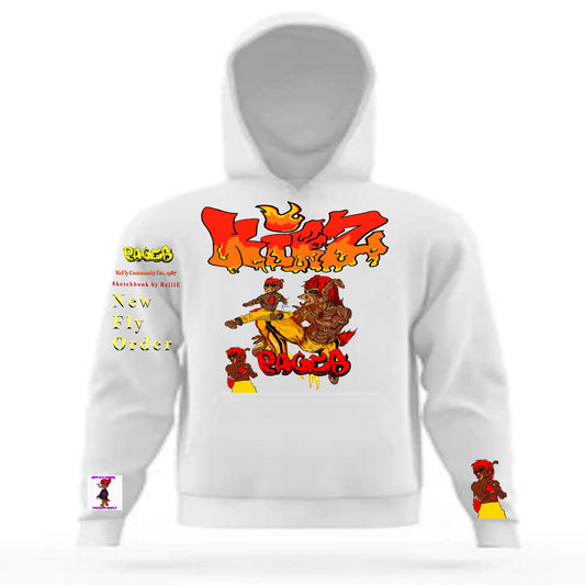 Enter The McFly Graffitix Tier 2 White Hoodie