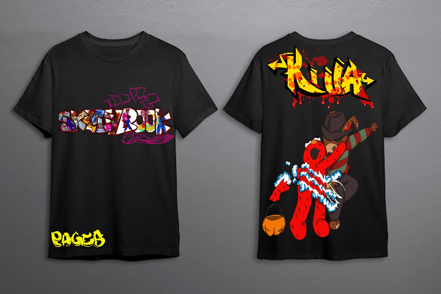 Killa Graffitix Tier 1 Black T-Shirt