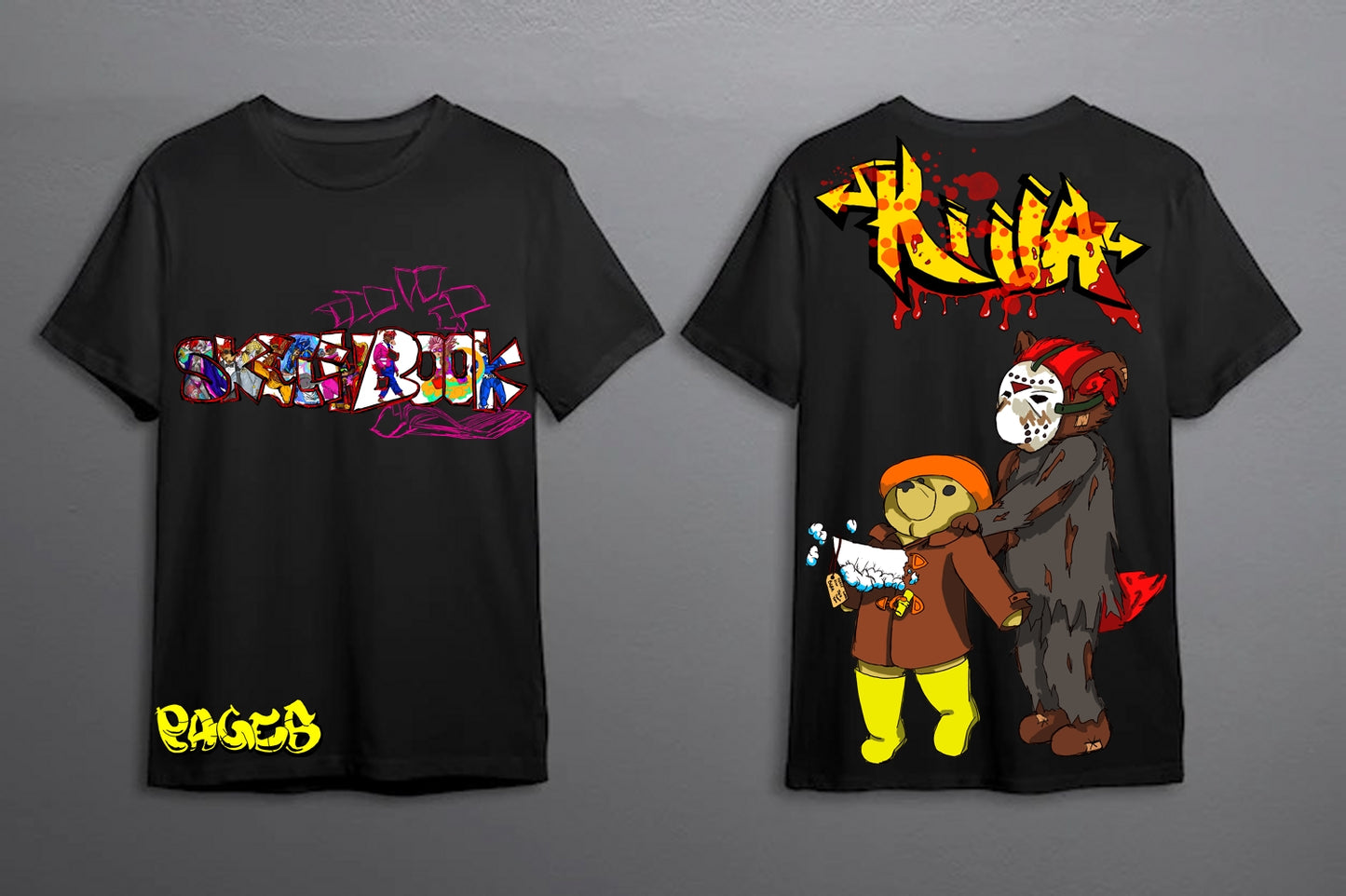 Killa Graffitix Tier 1 Black T-Shirt