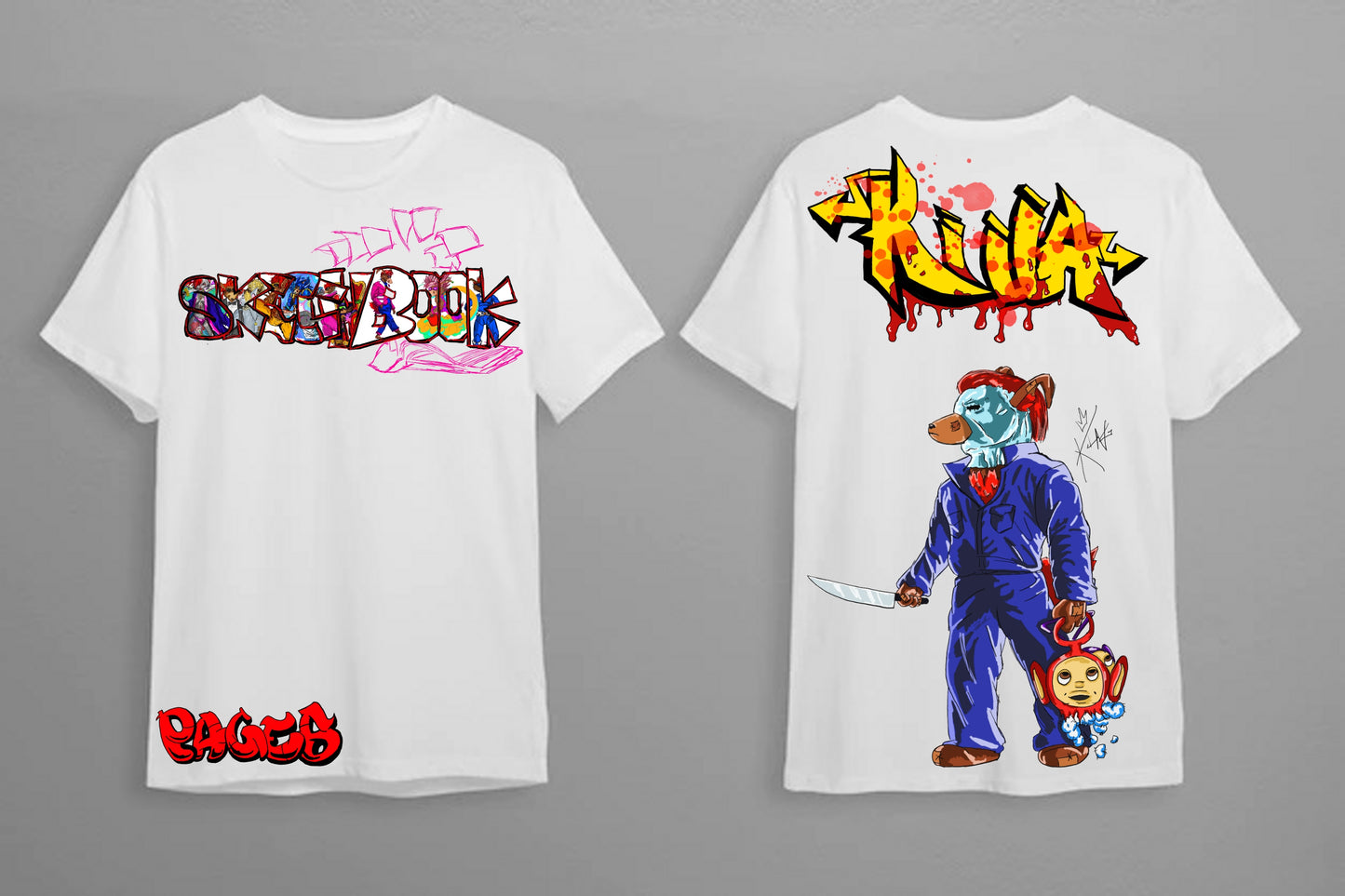 Killa Graffitix Tier 1 White T-Shirt