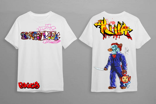 Killa Graffitix Tier 1 White T-Shirt