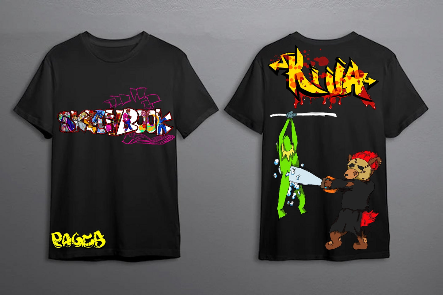 Killa Graffitix Tier 1 Black T-Shirt