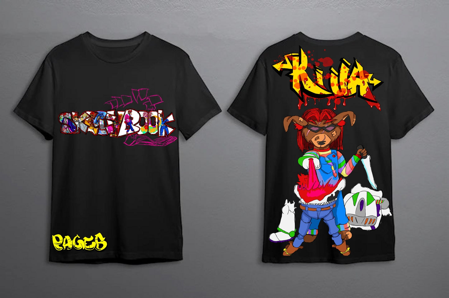 Killa Graffitix Tier 1 Black T-Shirt