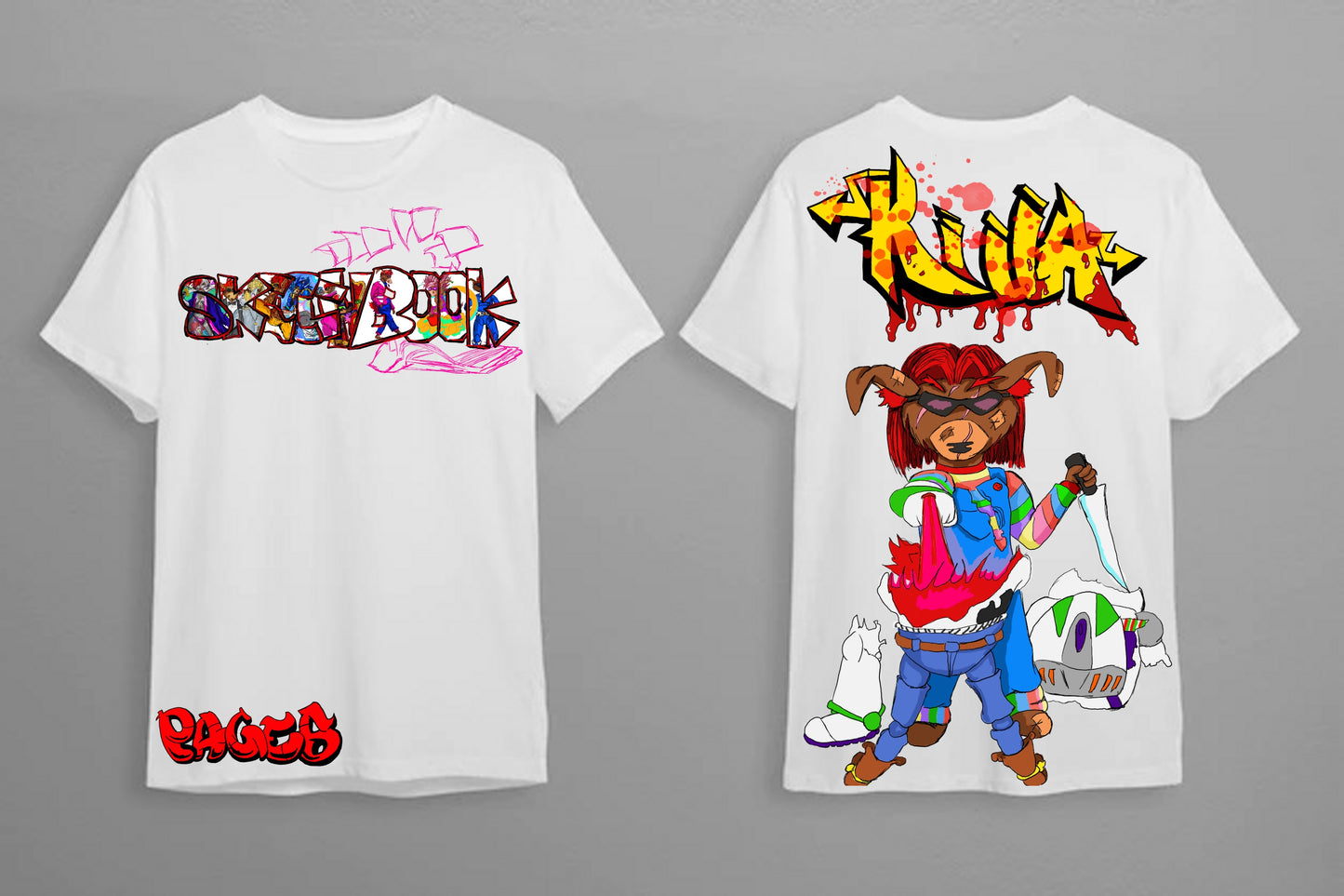 Killa Graffitix Tier 1 White T-Shirt