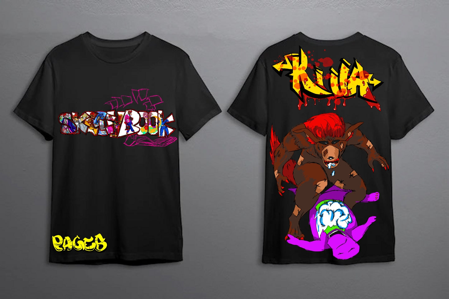 Killa Graffitix Tier 1 Black T-Shirt