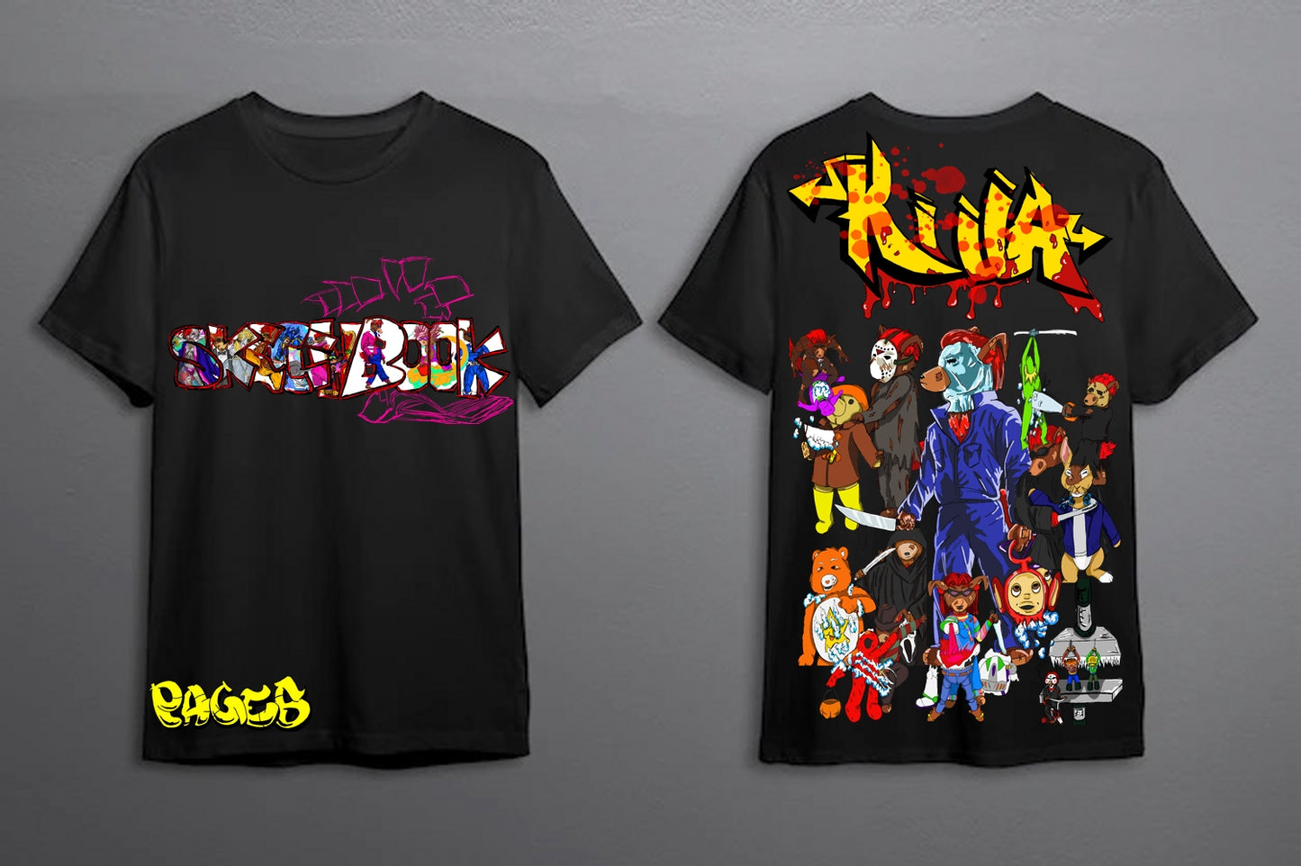 Killa Graffitix Tier 1 Black T-Shirt