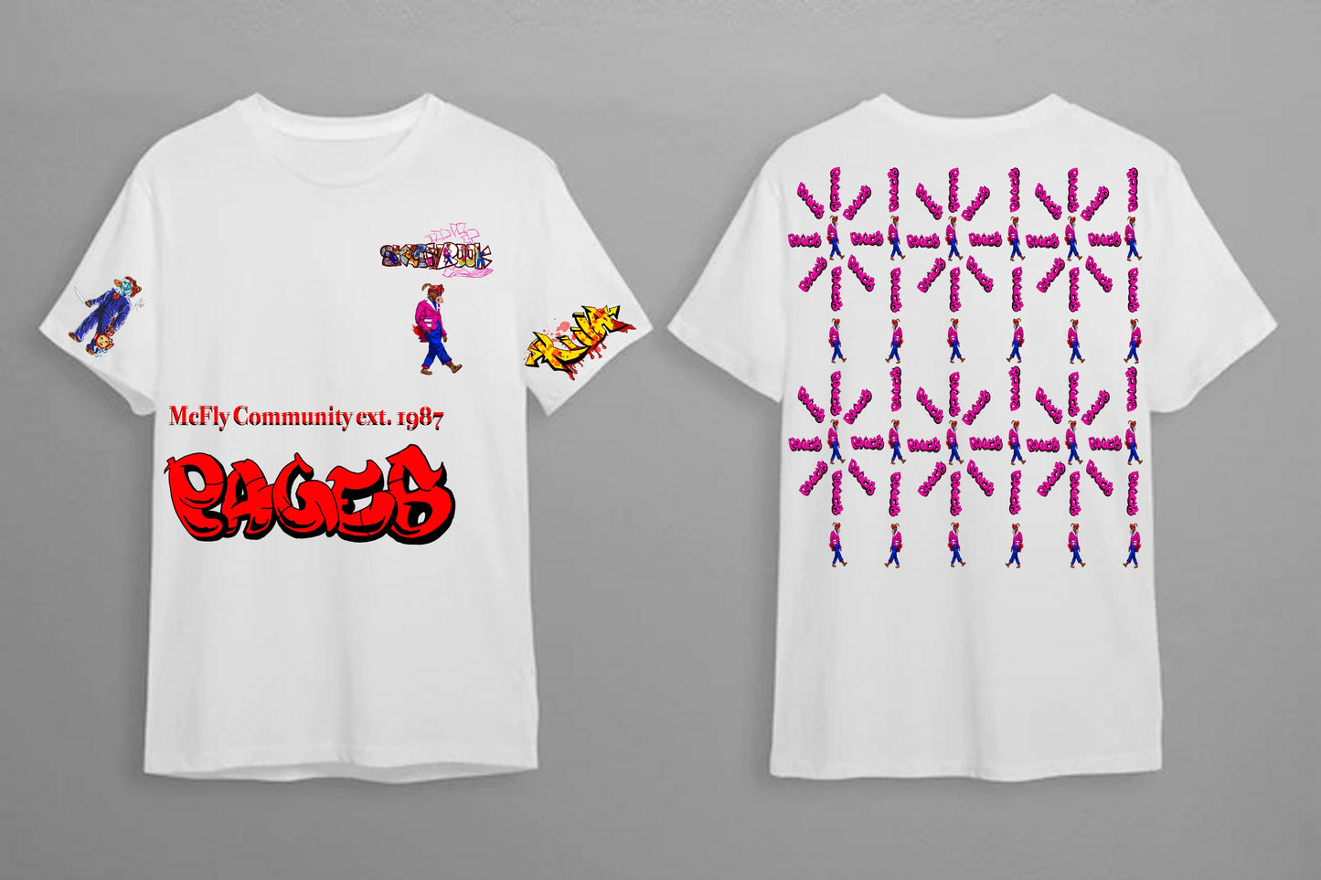Killa Graffitix Tier 2 White T-Shirt