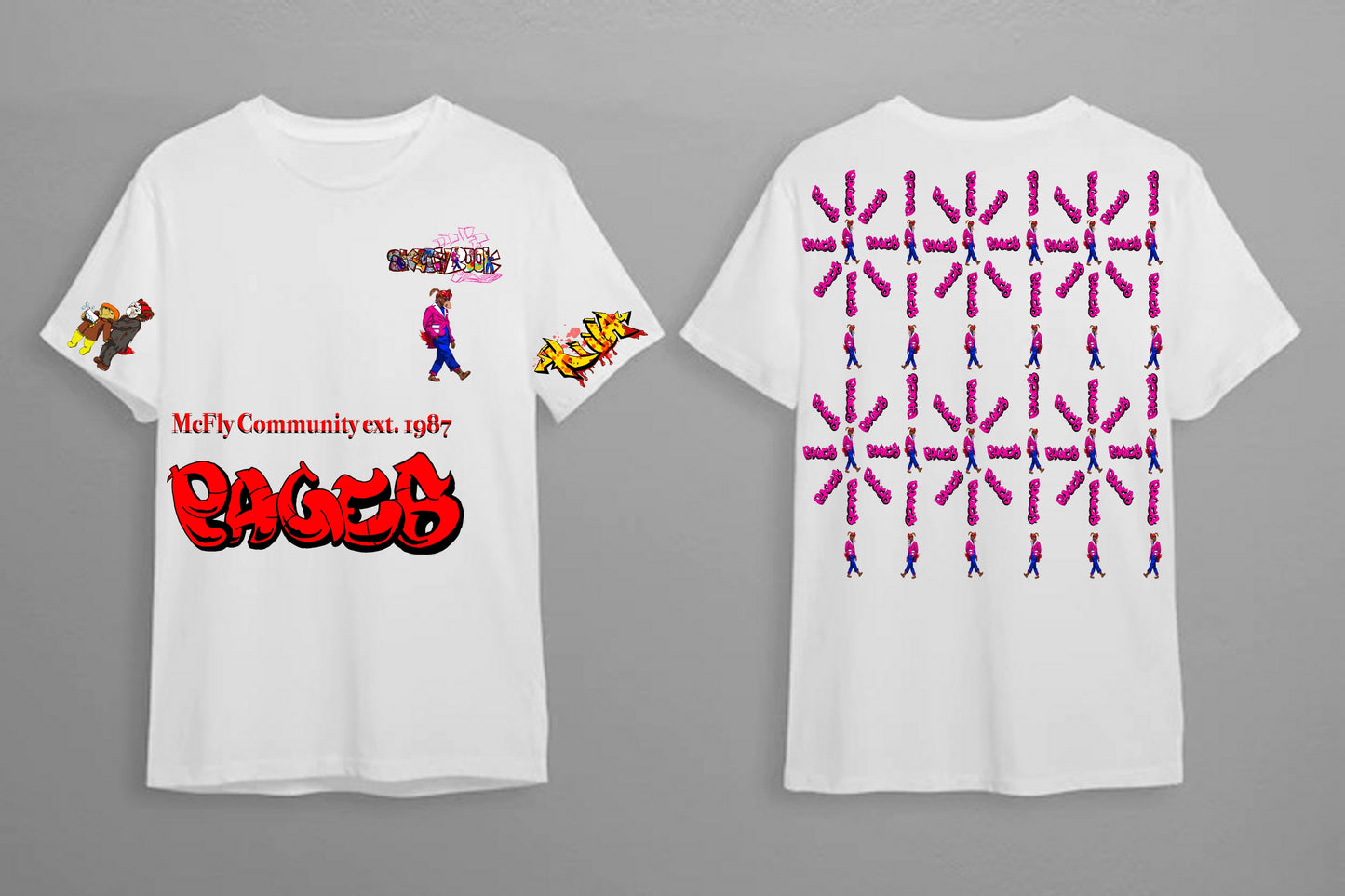 Killa Graffitix Tier 2 White T-Shirt
