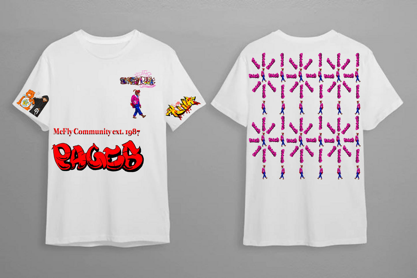 Killa Graffitix Tier 2 White T-Shirt